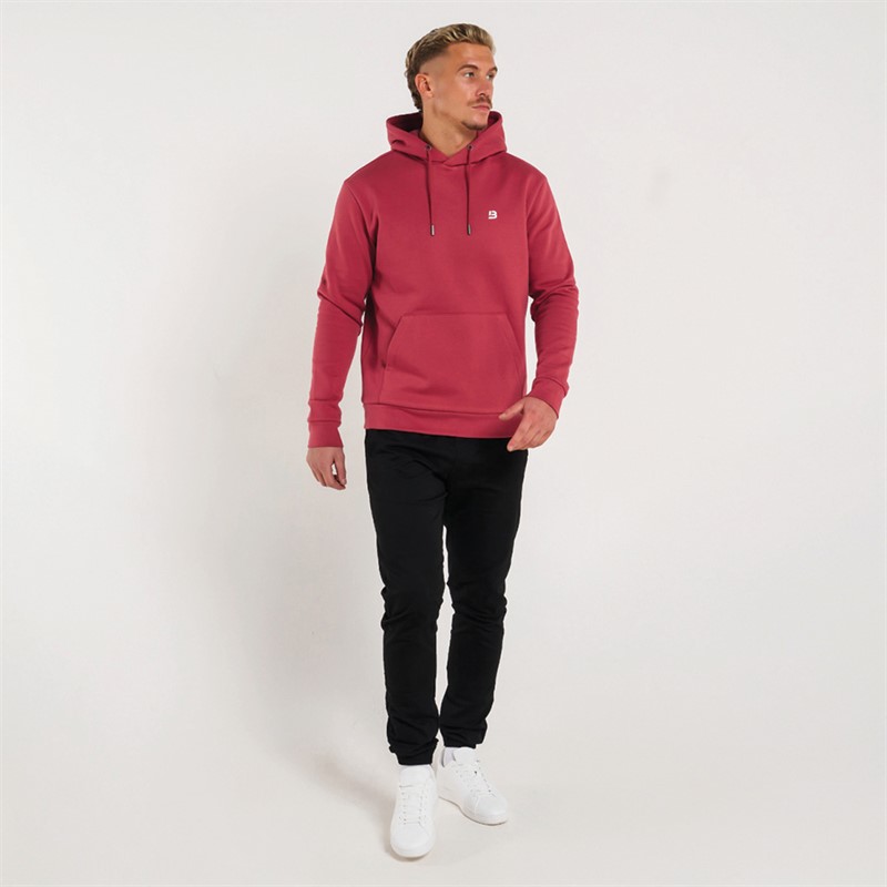 Bee Inspired Mens Signature Hoodie Powder Red