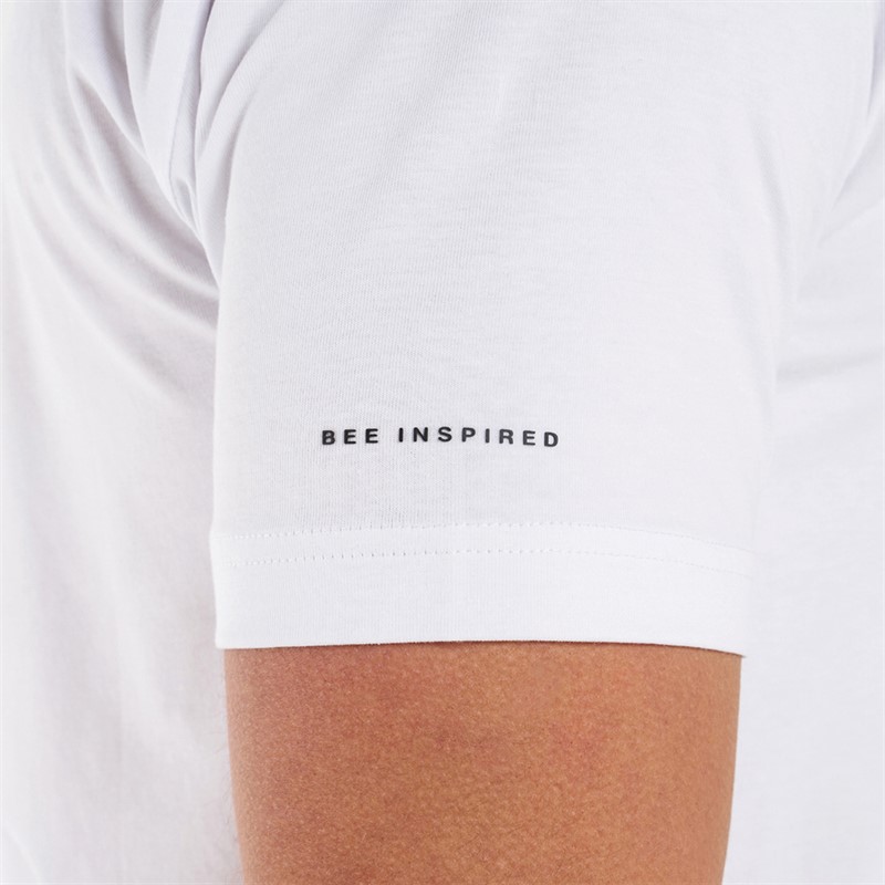 Bee Inspired Mens Signature T-Shirt White
