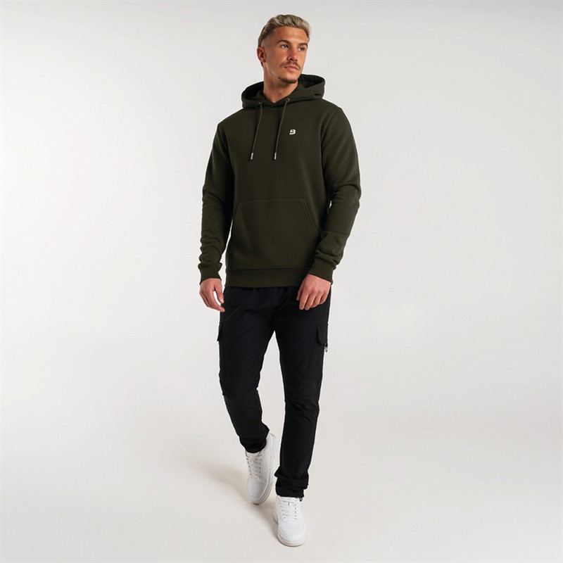 Bee Inspired Mens Signature Hoodie Khaki