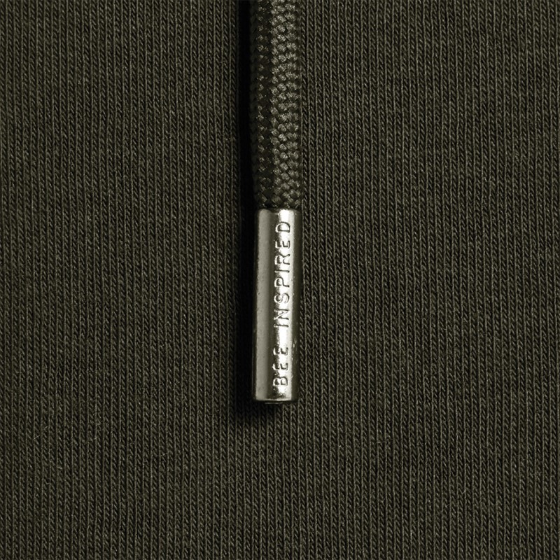 Bee Inspired Mens Signature Hoodie Khaki