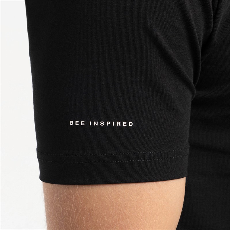 Bee Inspired Mens Signature T-Shirt Black
