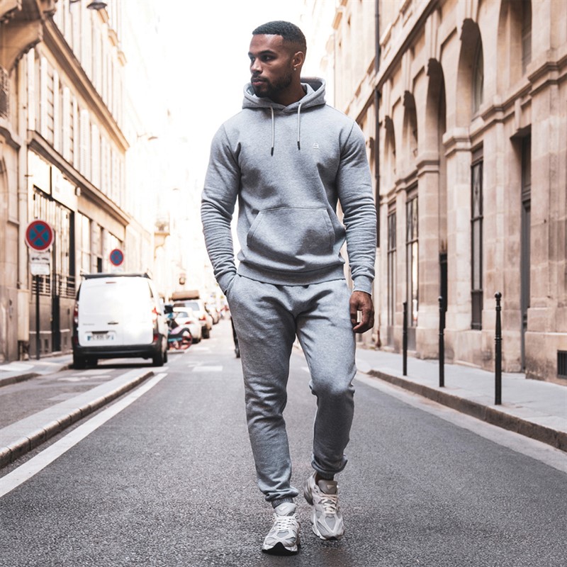 Bee Inspired Mens Signature Joggers Grey Marl