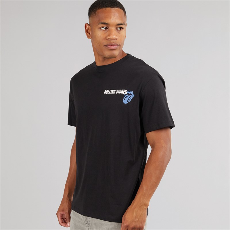 The Rolling Stones Mens T-Shirt Black