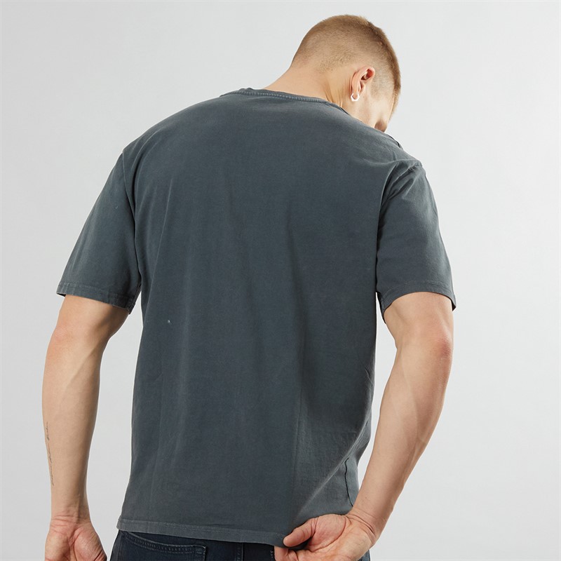 The Godfather Mens Strings Logo T-Shirt Washed Black