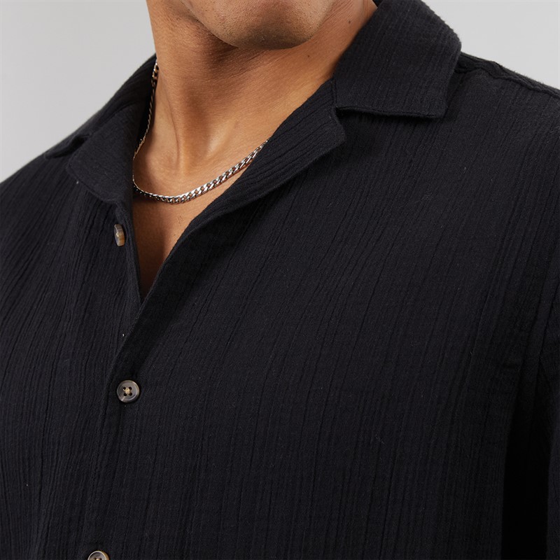 Nordam Mens Adio Short Sleeve Shirt Black