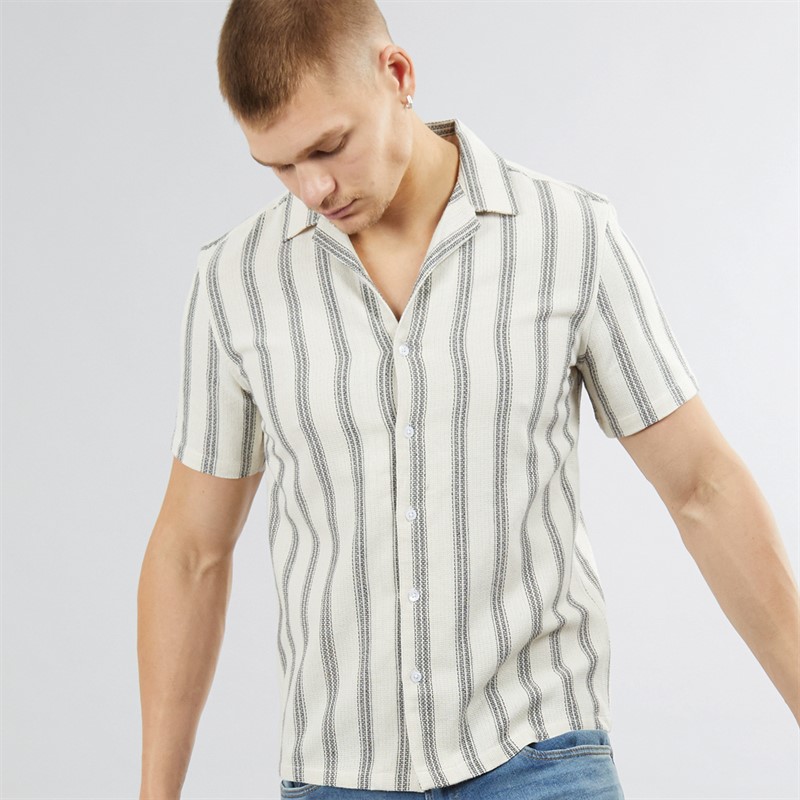 Nordam Mens Marshall Short Sleeve Shirt Ecru