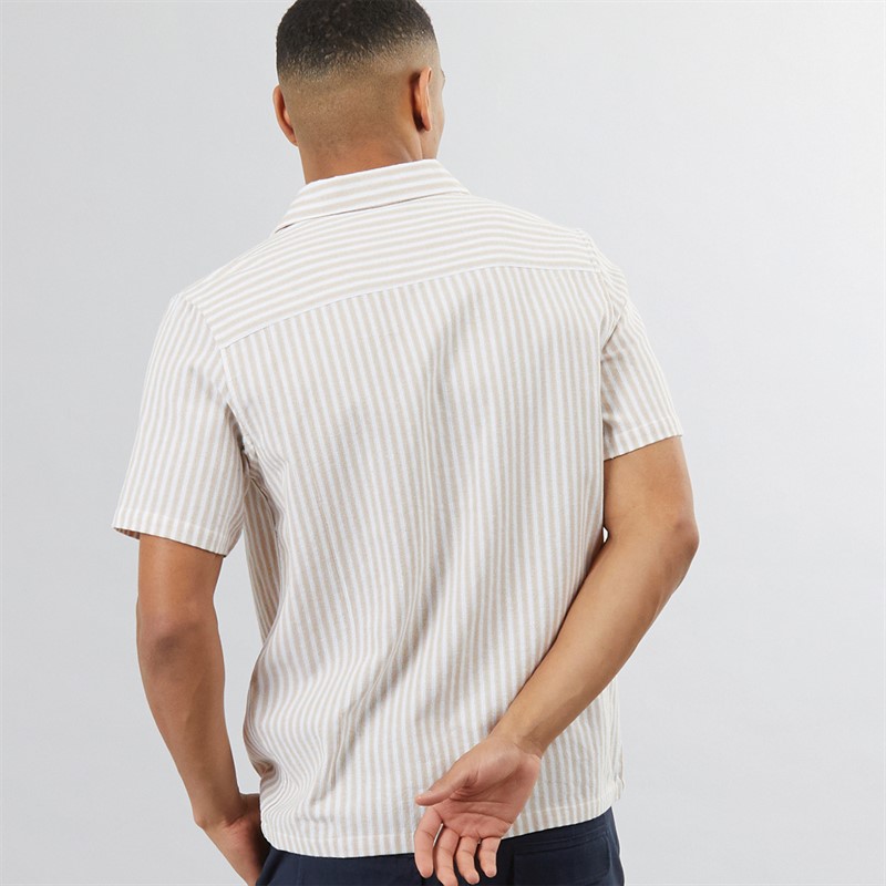 Nordam Mens Barnacle Short Sleeve Shirt Beige