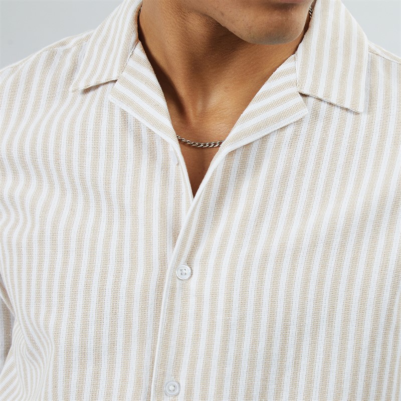 Nordam Mens Barnacle Short Sleeve Shirt Beige