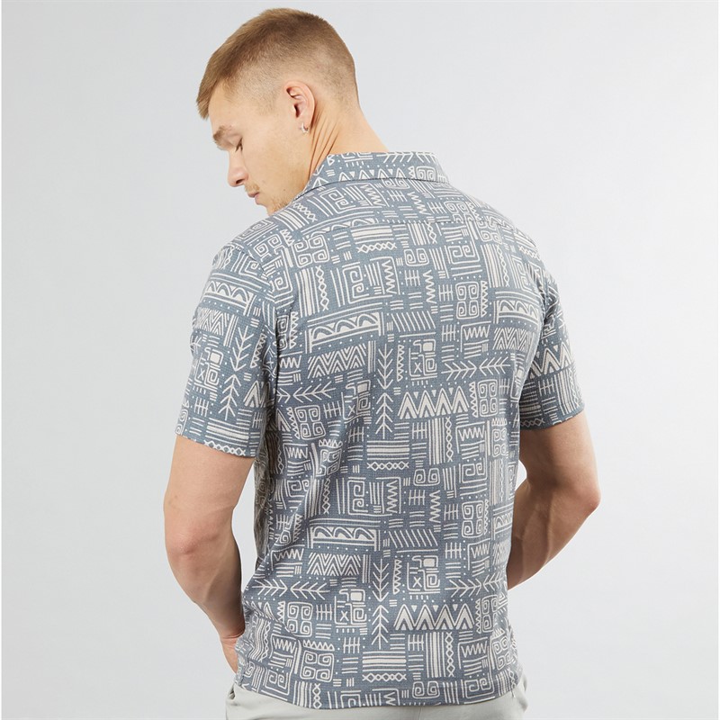 Nordam Mens Fieldfare Short Sleeve Shirt Grey