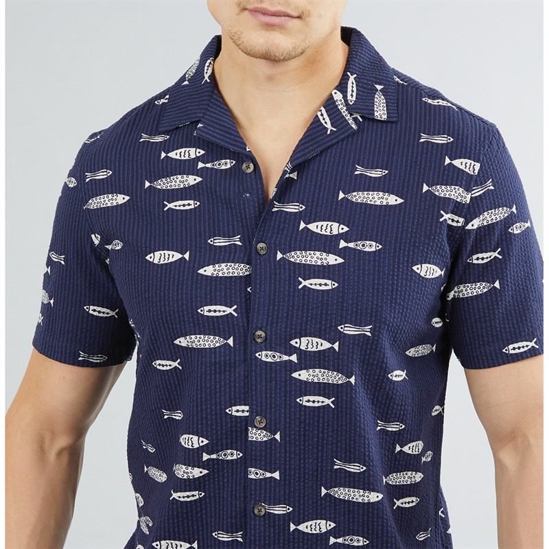 Nordam Mens Plover Short Sleeve Shirt Navy