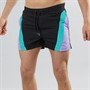 Another Influence Mens Colour Block Swim Shorts Black Colour Block