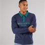 Another Influence Mens Rugby Top Navy/Dark Green