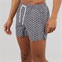 Aray Mens Cloud Geo Swim Shorts Black