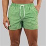 Aray Mens Rowley Geo Swim Shorts Green