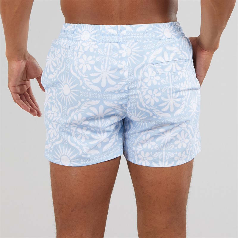 Aray Mens Bora Bora Swim Shorts Bora Bora Blue