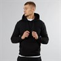 Flyers Mens Loose Fit Rib Texture Hoodie Black