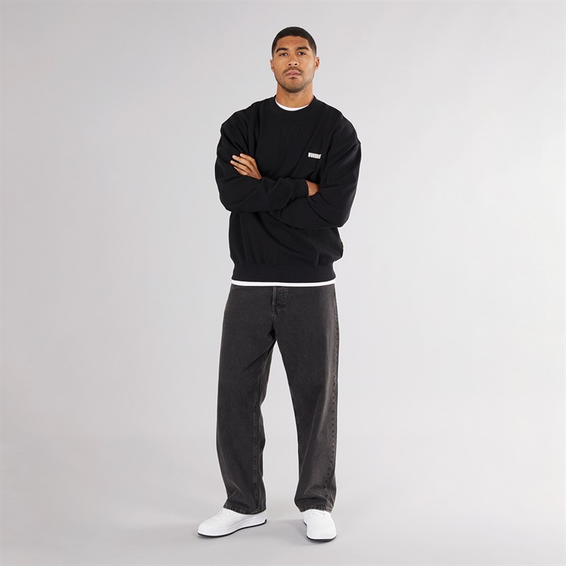 Woodbird Herren Cane Sweatshirt Schwarz