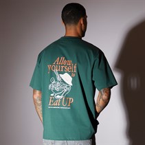 Woodbird Heren Baine T-Shirt Sport Groen