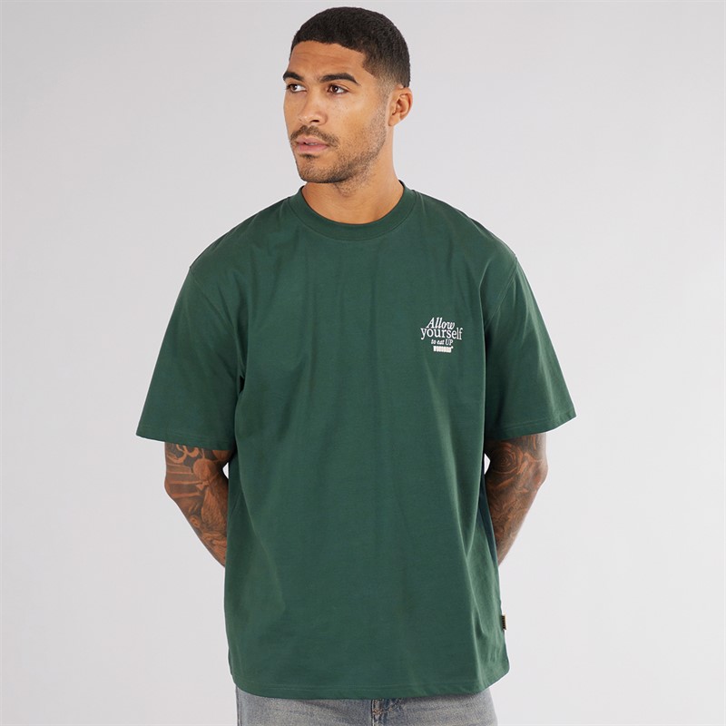 Woodbird Herre Baine T-Shirt Sports Grøn