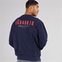 Woodbird Herre Cane Sweatshirt Navy