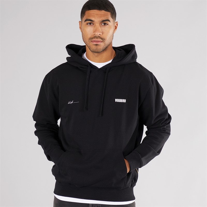 Woodbird Herren Pacs Hoodie Schwarz