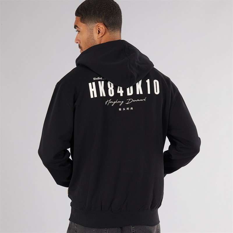 Woodbird Herren Pacs Hoodie Schwarz
