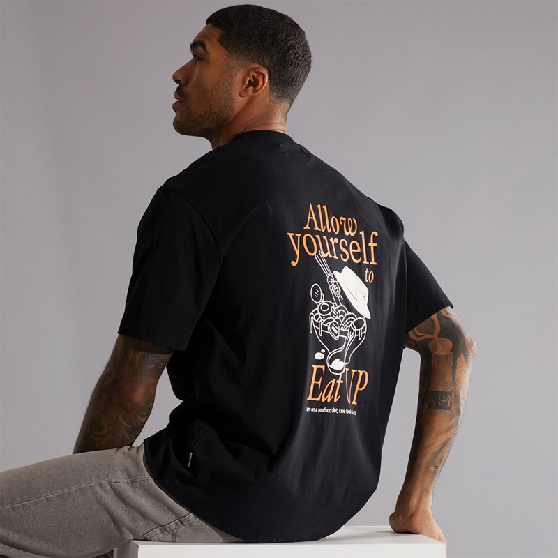 Woodbird Herre Baine T-Shirt Sort