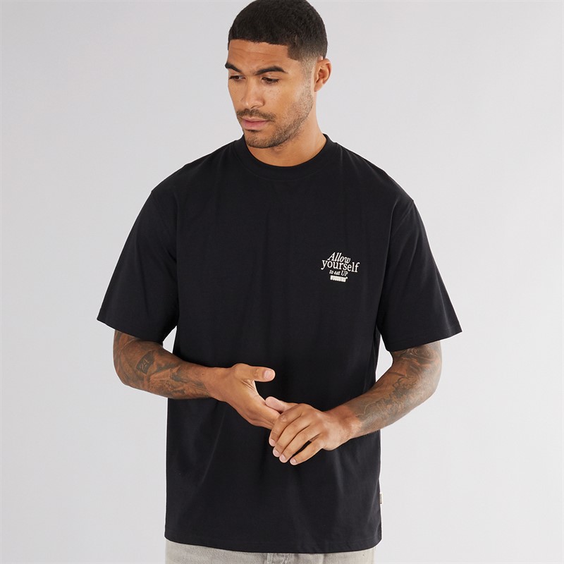 Woodbird Herre Baine T-Shirt Sort