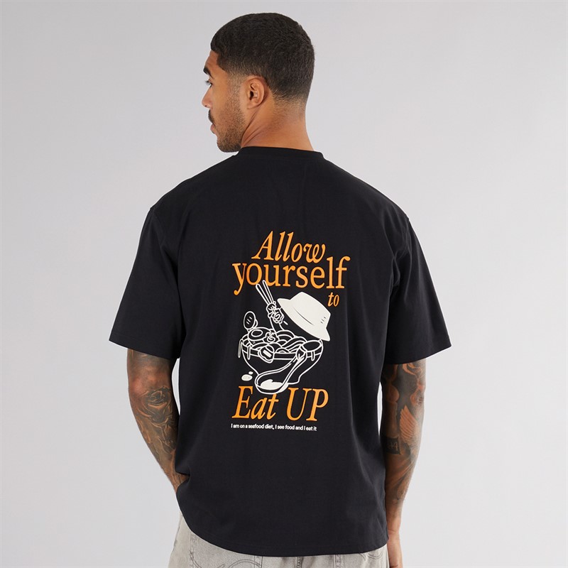 Woodbird Herre Baine T-Shirt Sort