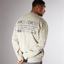 Woodbird Herre Cane Sweatshirt Lys Sand