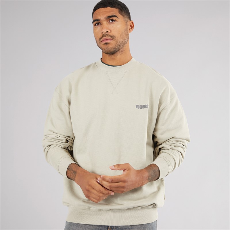 Woodbird Herren Cane Sweatshirt Hell Sand