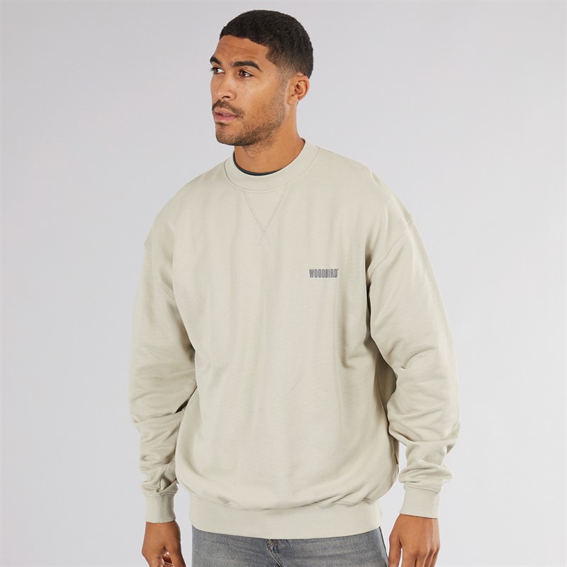 Woodbird Herren Cane Sweatshirt Hell Sand