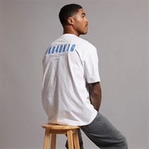 Woodbird Heren Baine T-Shirt Wit / Blauw