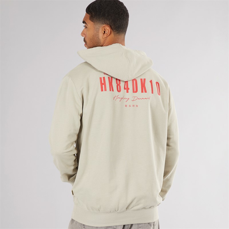 Woodbird Herre Pacs Hættetrøje Lys Sand