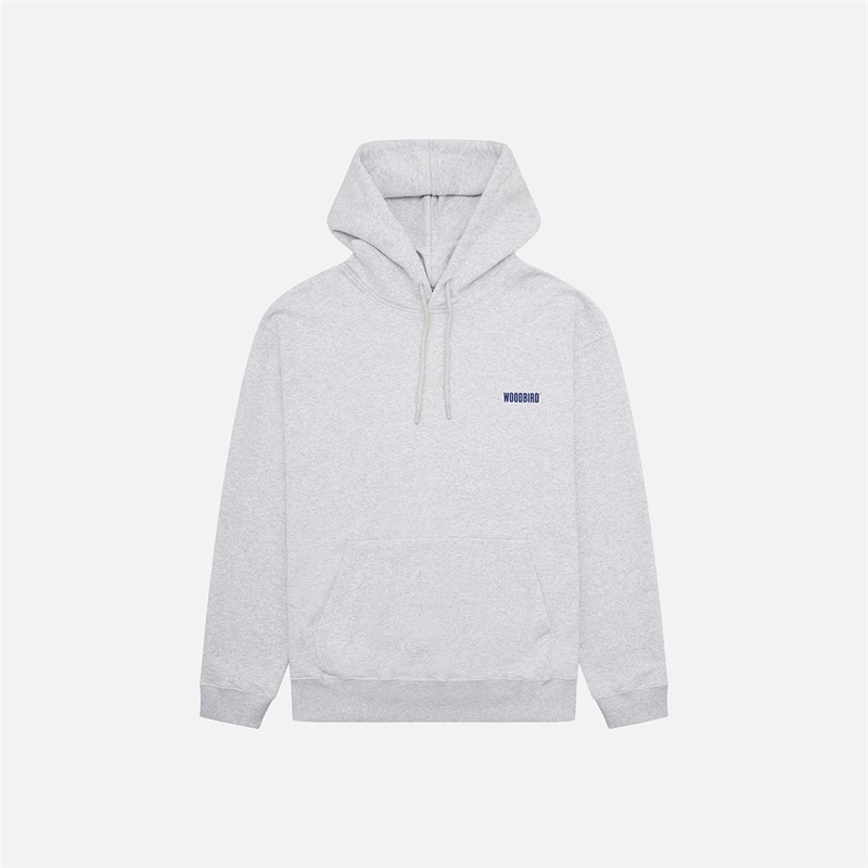 Woodbird Pacs Balance Hoodie Snow Melange