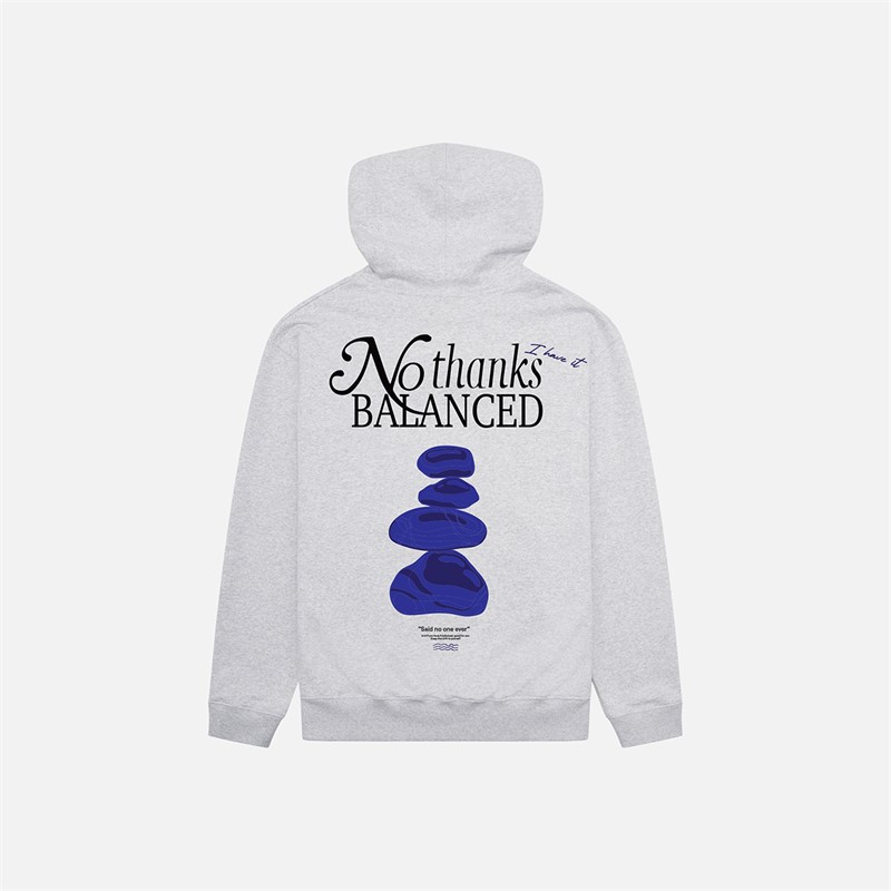 Woodbird Pacs Balance Hoodie Snow Melange
