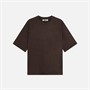 Woodbird Blake T Shirt mit gewaschenem Logo Braun