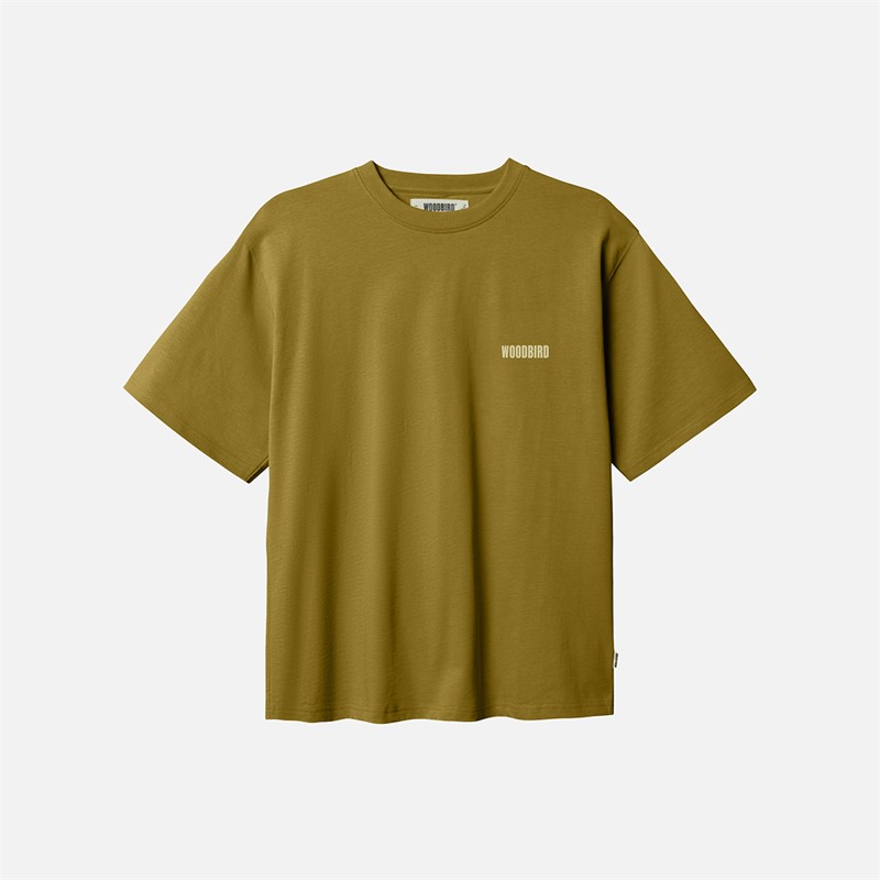 Woodbird Baine Intro T Shirt Dark Green