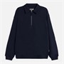 Woodbird Tom Zip Poloshirt Navy