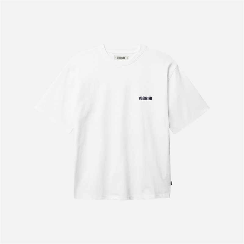 Woodbird Baine Intro T Shirt Weiss