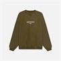 Woodbird Zhang Dye Sweatshirt Dark Brown