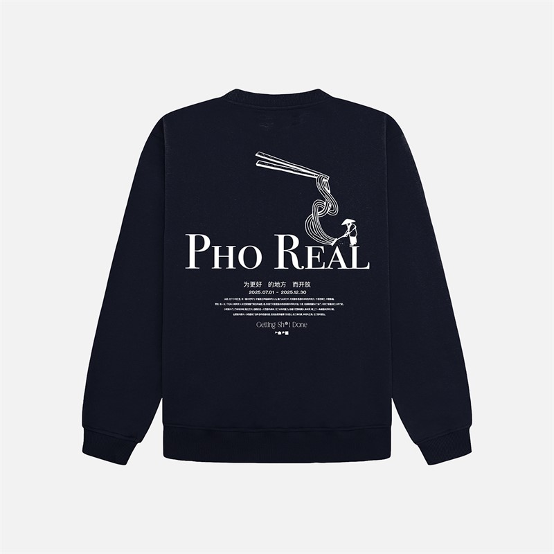 Woodbird Cane Pho Sweatshirt Navy