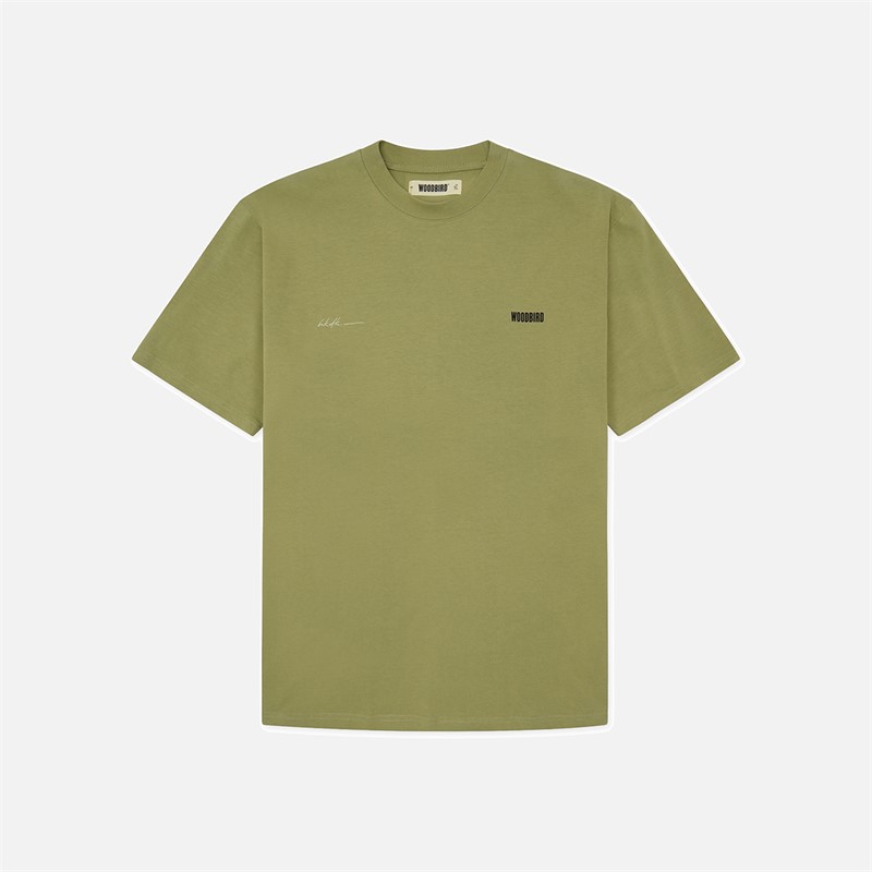 Woodbird Baine 8410 T-Shirt Sage Green