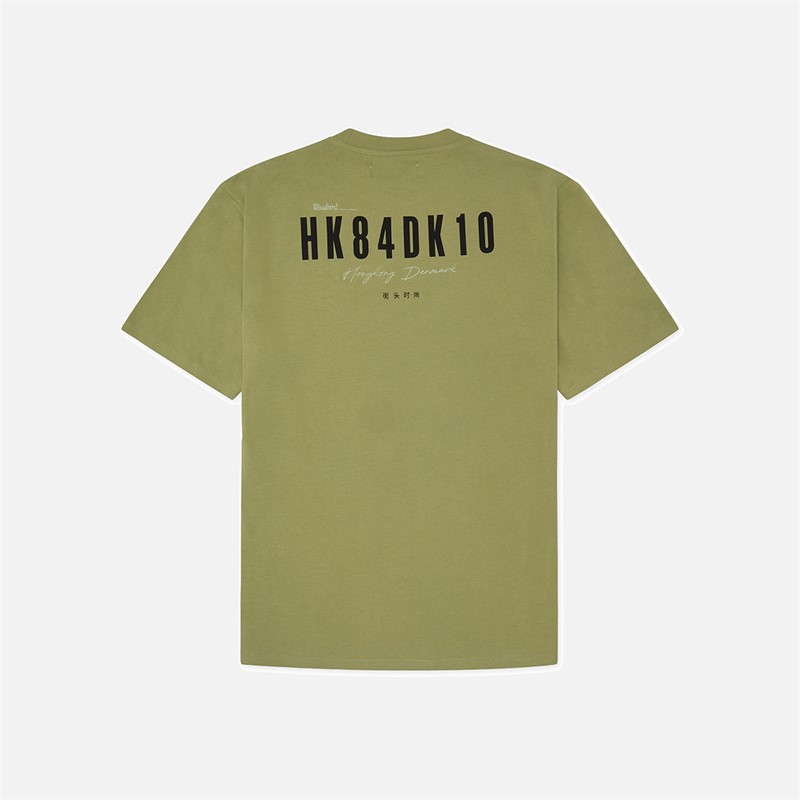 Woodbird Baine 8410 T-Shirt Sage Green