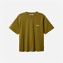 Woodbird Baine Space T Shirt Dark Green
