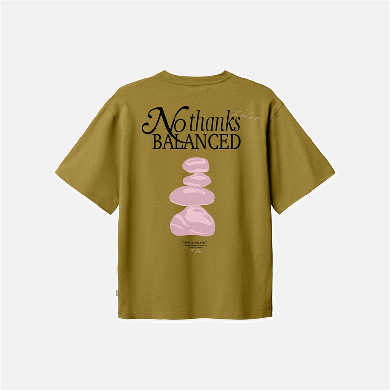 Woodbird Baine Balance T Shirt Dark Green