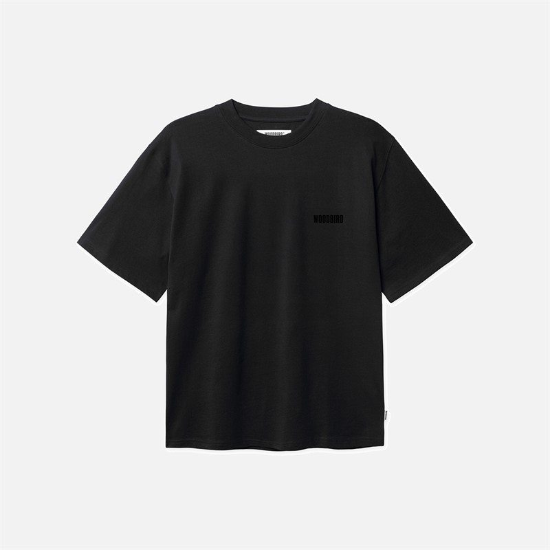 Woodbird Baine Intro T Shirt Schwarz