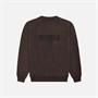 Woodbird Zhang Wasch Sweatshirt mit Logo Braun