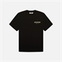 Woodbird Baine Serve T Shirt Schwarz/Gelb Black-Yellow