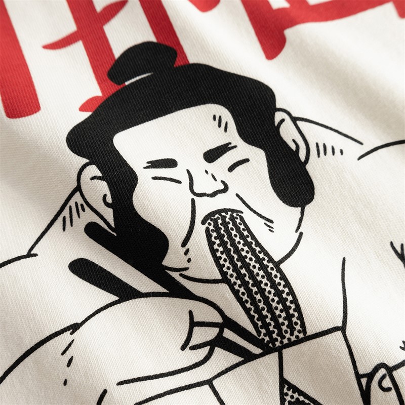 Woodbird Baine T-shirt sumo dla niego kolor Off White